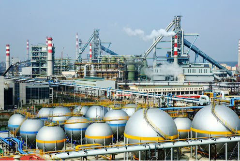 今年6月份投產(chǎn)的寶鋼湛江鋼鐵煉鐵2號高爐