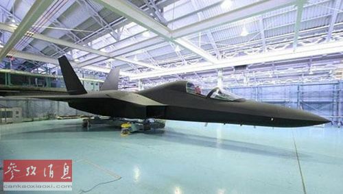 日本展出的“心神”戰機模型(資料圖片) 日本展出的“心神”戰機模型(資料圖片)