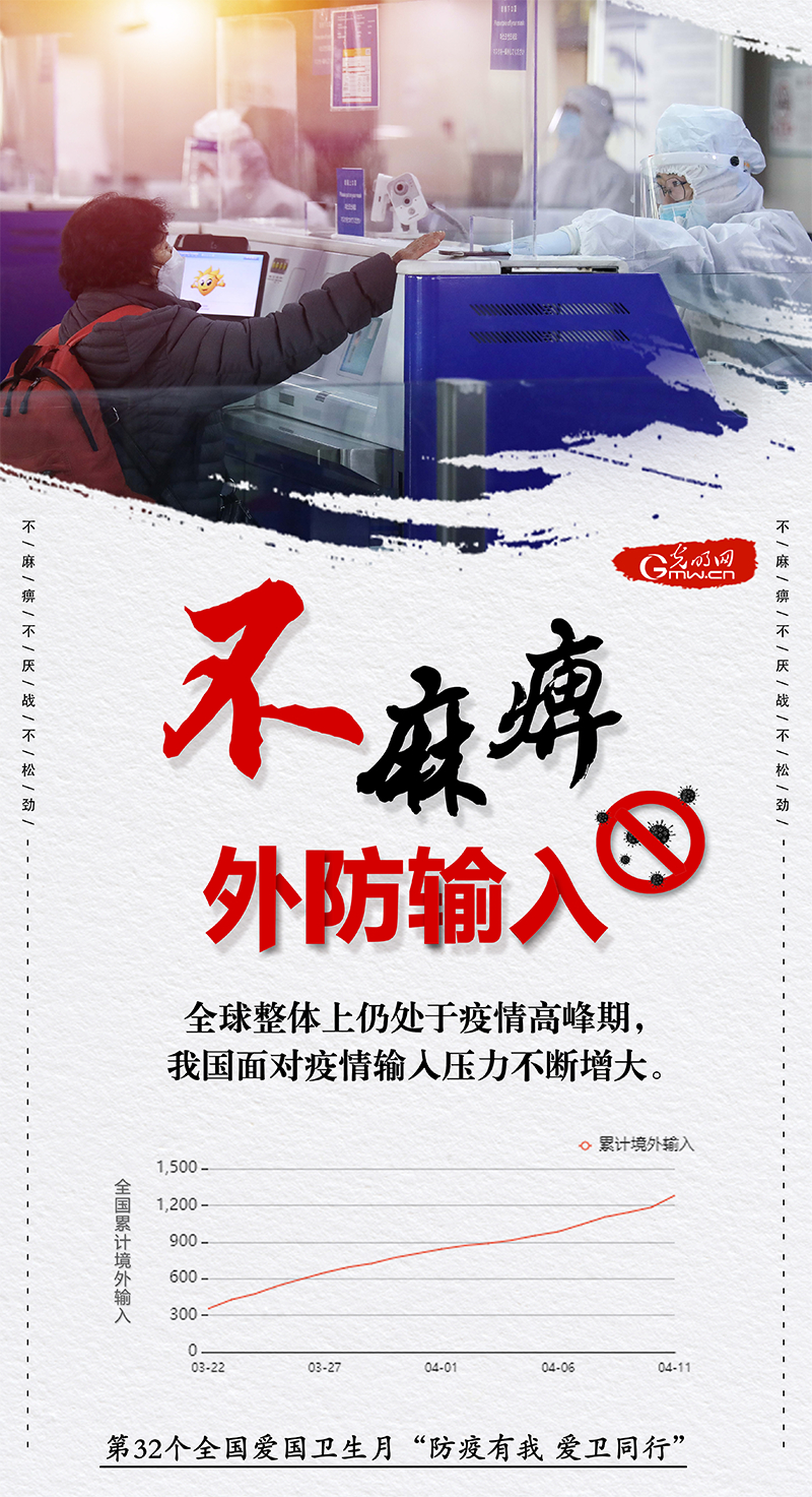 【海報】愛國衛生月:不麻痹、不厭戰、不松勁