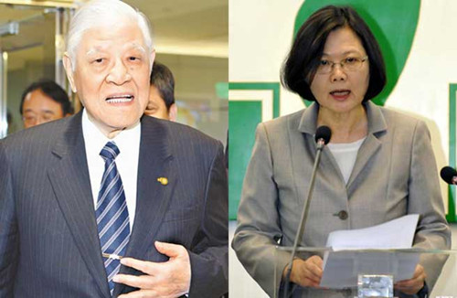 蔡英文被指為選票包庇李登輝媚日賣臺言論(圖)